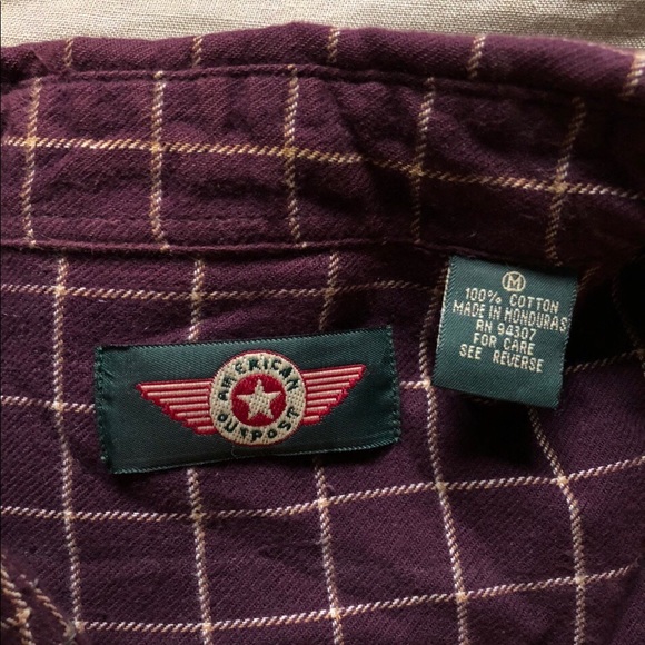 Collar shirt (purple) - Picture 2 of 3